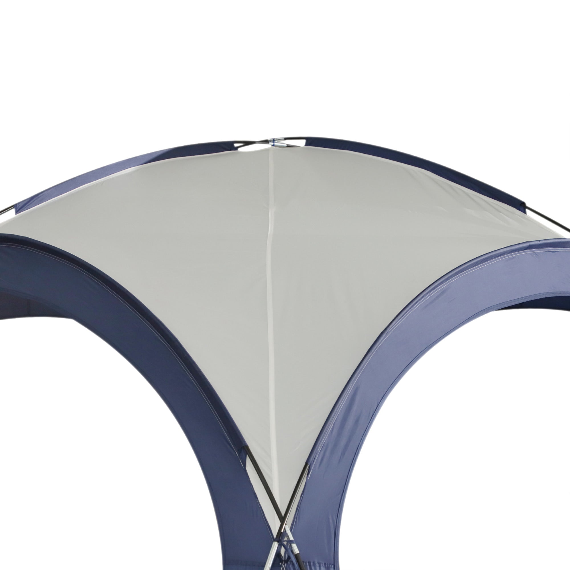 Outsunny Gazebo Party Tent, 3.5x3.5m-Cream/Blue 