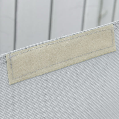 Outsunny Outdoor Rocking Chair Sun Lounger Recliner Rocker with Texteline Fabric Patio Garden Relaxer with Pillow Grey