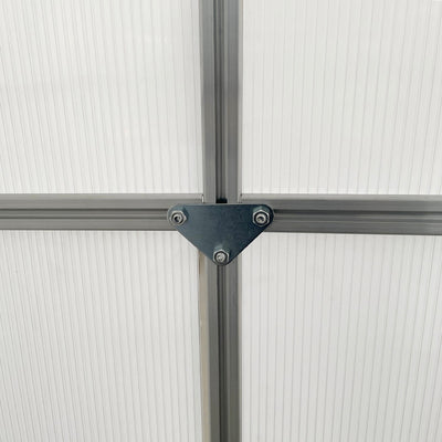 Outsunny 190 x 190cm Walk-In Polycarbonate Greenhouse 