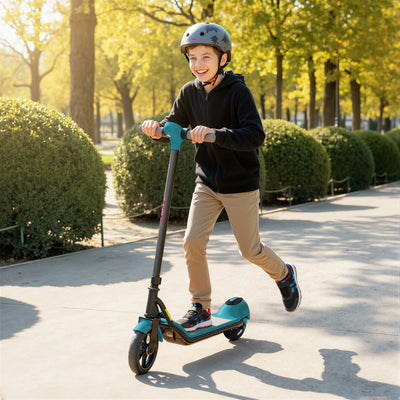 SPORTNOW Electric Scooter for Kids, with LED Display, Green 