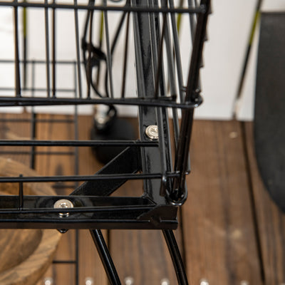 PawHut 1.53(m) Bird Cage, Pet Viary, Feeding Stand, with Wheels, Perch 