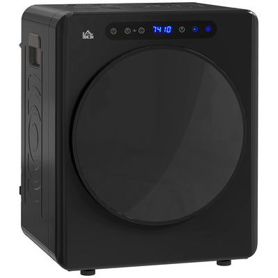 HOMCOM 4kg Compact 40-60℃  Tumble Dryer - Black 