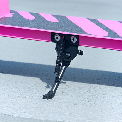 AIYAPLAY Scooter for Kids Ages 3-8 with Adjustable Handle, 2 Light up Wheels, Handbrake & Rear Brake for Girls and Boys, Pink 
