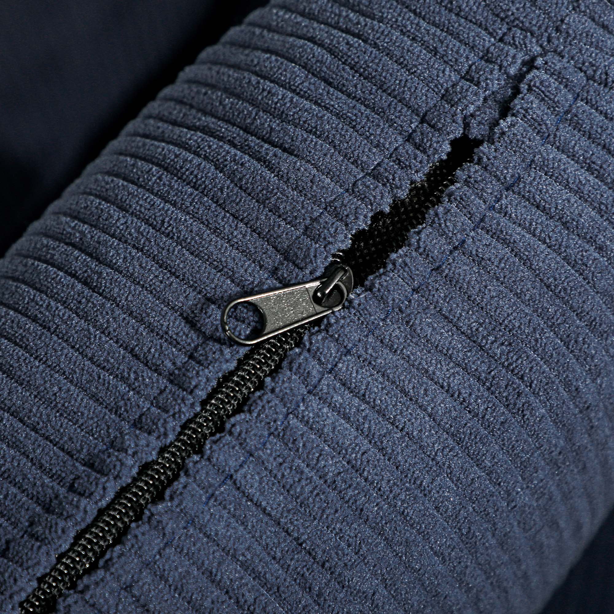 HOMCOM Corduroy Retro Accent Chair - Blue 