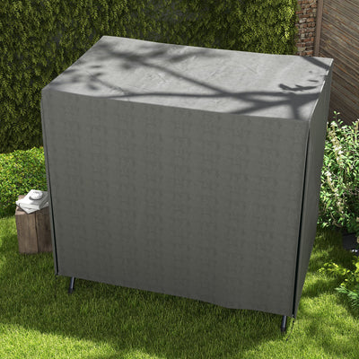 Outsunny 152 x 177cm Three-Seater Swing Chair Protective Cover Grey 