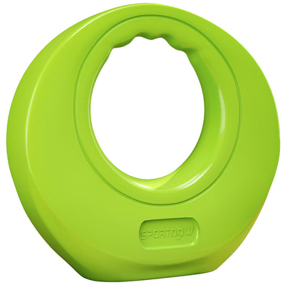 SPORTNOW 8kg Kettlebell, Soft Kettle Bell with Wide Handle for Home Gym, Weight Lifting, Strength Training, Green 