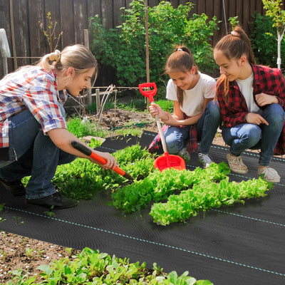 Outsunny 2m x 90m Weed Control Membrane, Heavy Duty Weed Control Barrier Fabric, 90gsm Ground Cover for Patios, Garden, Flower beds, Landscaping 