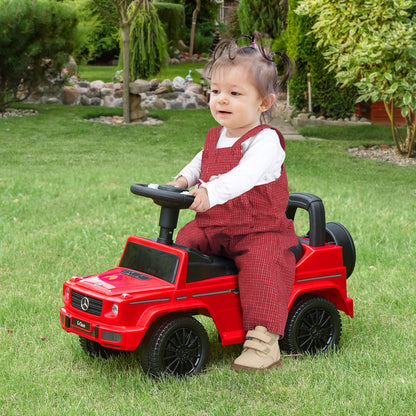 HOMCOM 3 in 1 Kids Ride On Car G350 Licensed Foot To Floor Slider Toddler Push Along NO POWER Red 12-36 months 