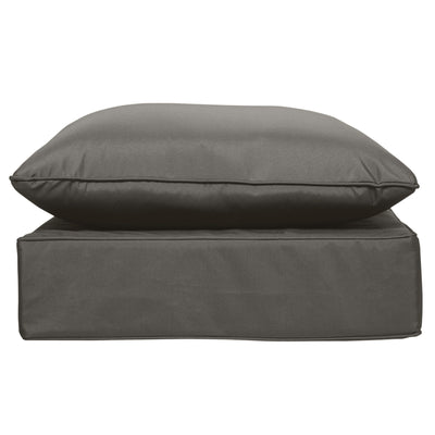 Outsunny Outdoor Seat and Back Cushion Set Patio Deep Seating Chair Replacement Cushion 