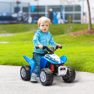 AIYAPLAY Honda Licensed Kids Electric Quad Bike, 6V ATV Ride On for Ages 1.5-3 Years, Blue 