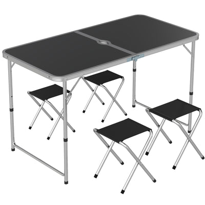 Outsunny Four-Person Foldable Aluminium Picnic Set 