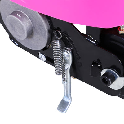 HOMCOM Foldable Electric Scooter Ride on for Kids 12V 120W W/Brake Kickstand-Pink 