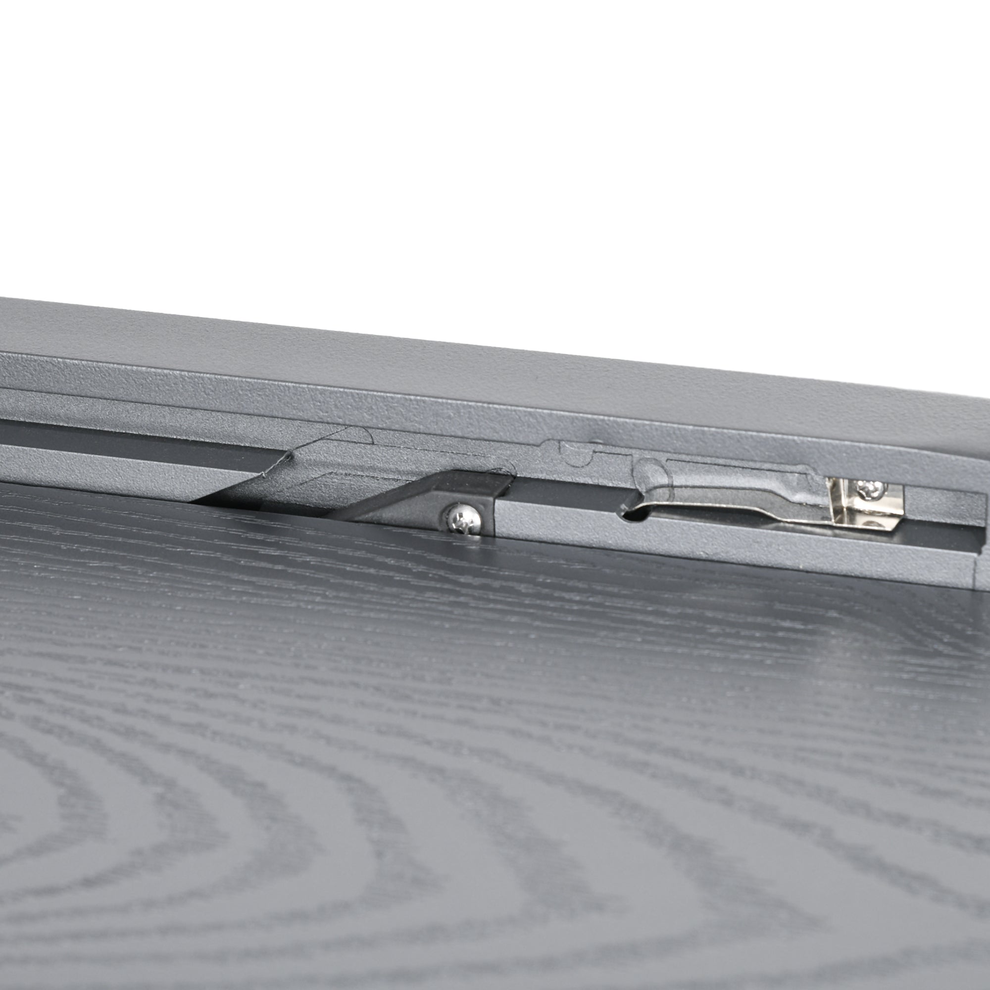 Outsunny Aluminium and Steel Expanding Six-Seater Garden Table - Grey 