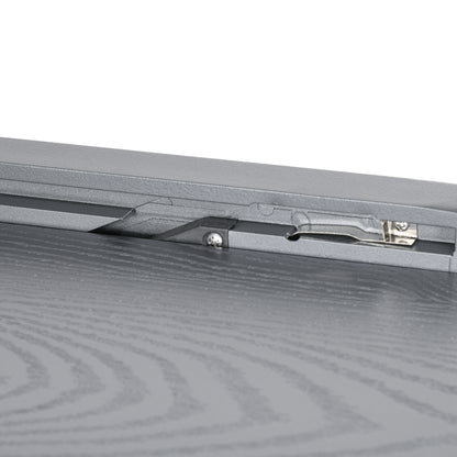 Outsunny Aluminium and Steel Expanding Six-Seater Garden Table - Grey 