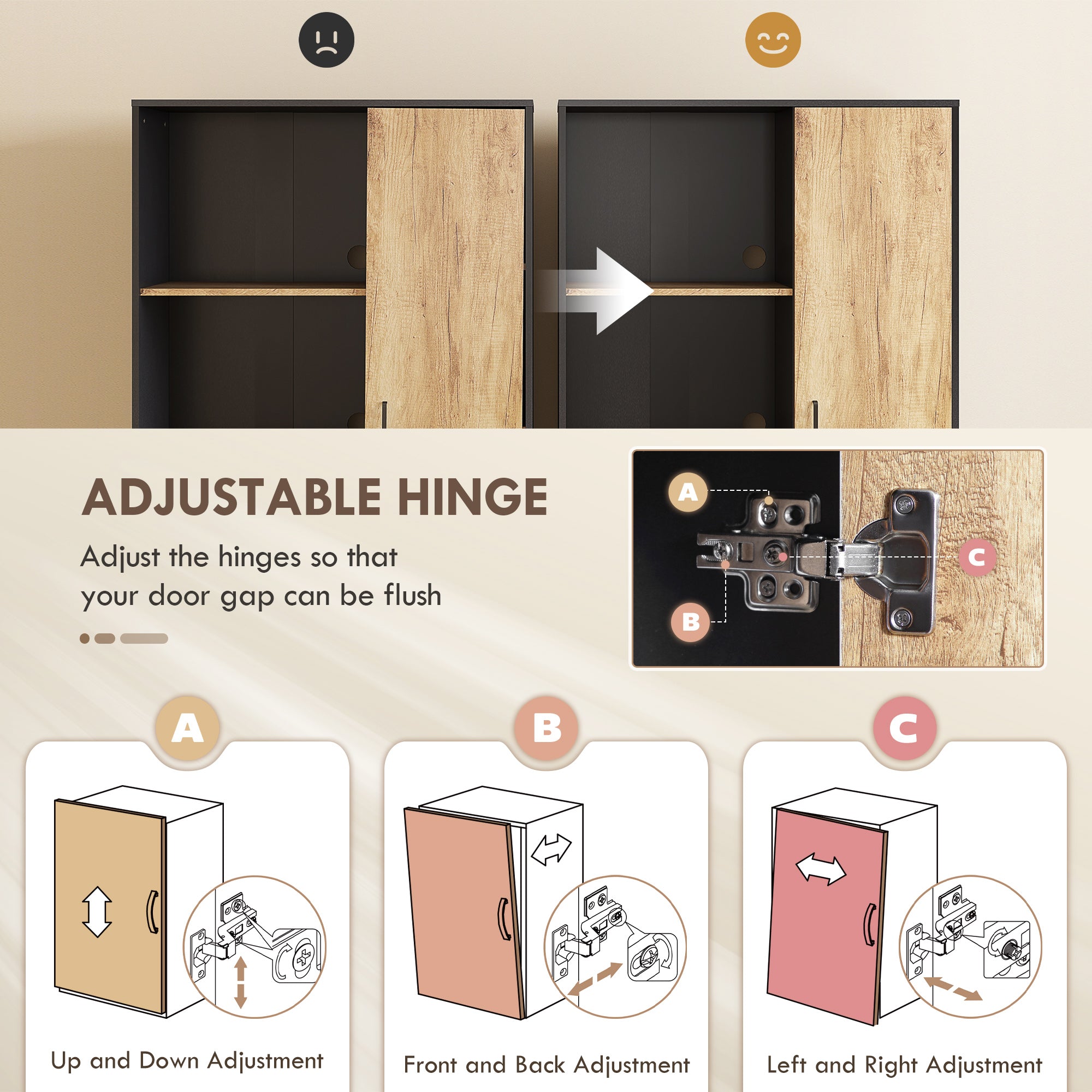 HOMCOM Tall Kitchen Cupboard, Freestanding Kitchen Pantry Cabinet with Adjustable Shelves, Drawers and Soft Close Door, 160cm 