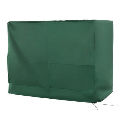 Outsunny 3-Seat Outdoor Garden Swing Chair Protective Cover Water UV Resistant, 240L x 133Wcm, Green 