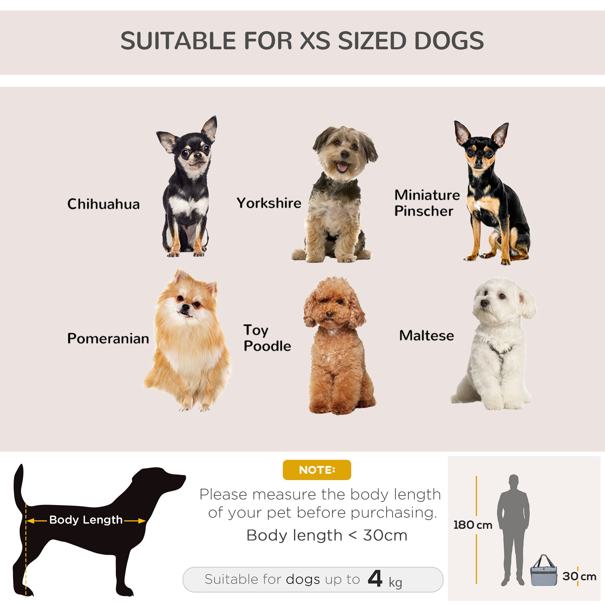 PawHut Pet Carrier Folding Bag Car Seat Cat Dog Puppy Kennel Portable Travel Cage Tote Case Mesh Holder House Grey 