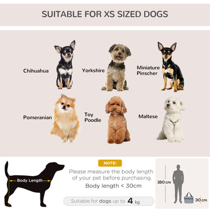 PawHut Pet Carrier Folding Bag Car Seat Cat Dog Puppy Kennel Portable Travel Cage Tote Case Mesh Holder House Grey 