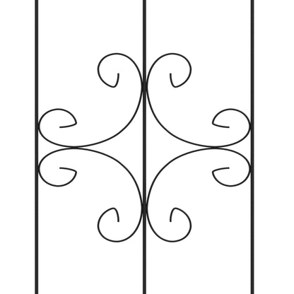 Outsunny Set of Two Spiral Anchor Garden Trellis Panels 