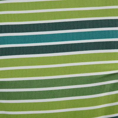 Outsunny Polyester Set Of 2 Swing Chair Cushion Green Stripes 