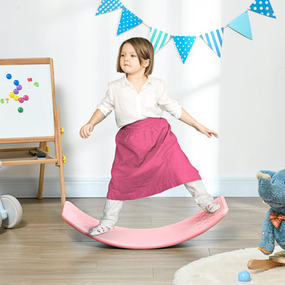 ZONEKIZ Balance Board, Kids Wobble board, for Ages 3-6 Years - Pink 