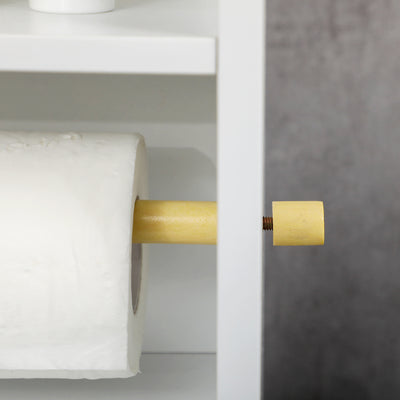 kleankin Multi-Storage Narrow Bathroom Cabinet - White 