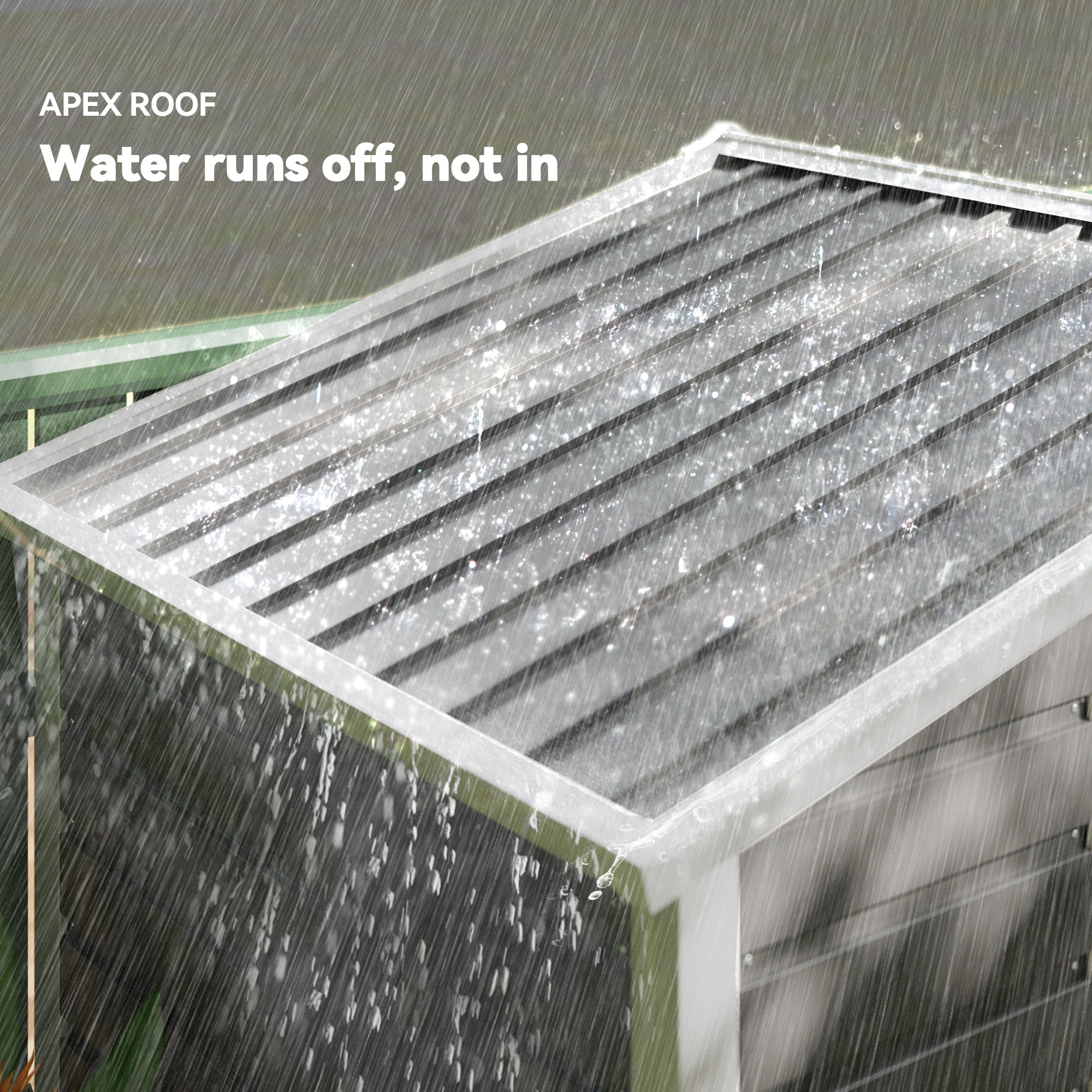 Outsunny 7 x 4ft Garden Shed, Easy to Assemble, Upgraded Galvanised Steel Frame with Foundation Kit, Double Doors with Lock, Outdoor Metal Shed with Vents and Gloves, Garden Storage Shed, Dark Grey 