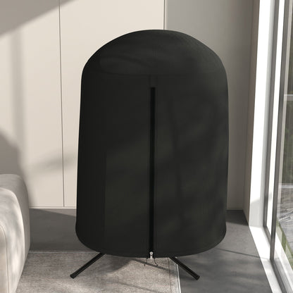 Outsunny 190 x Φ128cm Hanging Egg Chair Furniture Cover - Black 