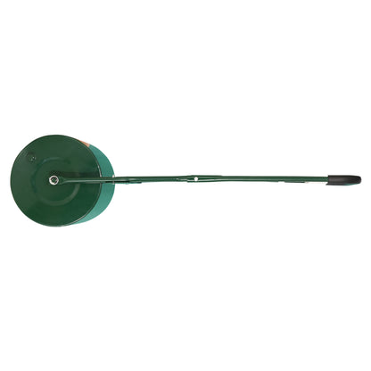 Outsunny 40L Lawn Roller Drum Scraper Bar Collapsible Handle Water or Sand Filled Φ32cm Green 