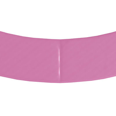 SPORTNOW 12FT Trampoline Spring Cover, Plastic Trampoline Pad Replacement with Elastic Cord, Waterproof, UV Resistant and Tear-Resistant, All-Weather Trampoline Accessories, Pink 