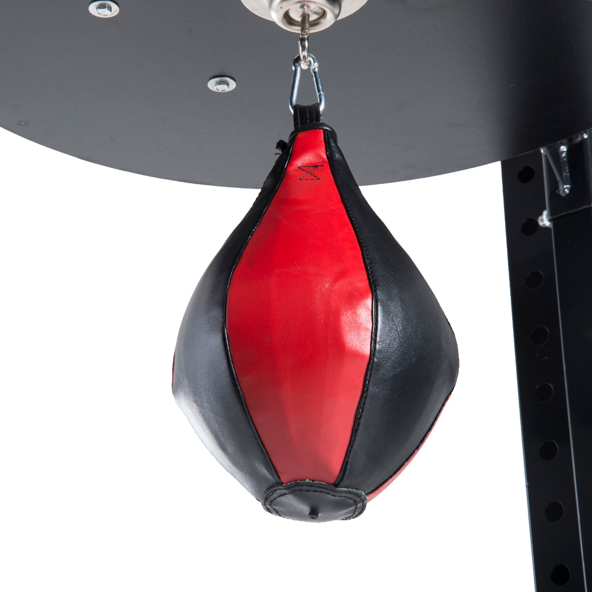 HOMCOM Speedball Platform Punch Bag Frame, Wall Mounted Swivel Bracket MMA Exercise Training Workout w/Ball 