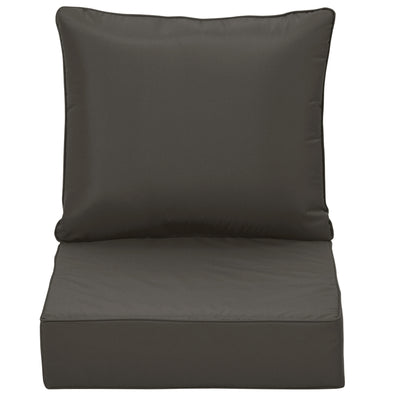 Outsunny Outdoor Seat and Back Cushion Set Patio Deep Seating Chair Replacement Cushion 