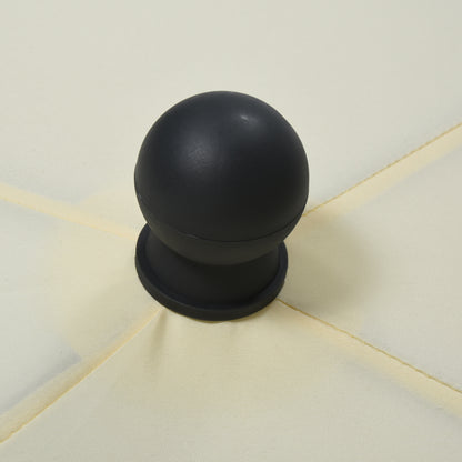 Outsunny Garden Parasol Umbrella, Outdoor Market Table Umbrella with Ruffles & Aluminium Pole, Rectangular Tilting Parasol Sun Shade Canopy, 2 x 1.3m, Cream White 