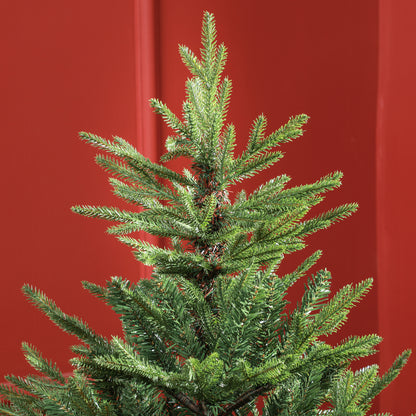 HOMCOM 5ft Bushy and Bare Artificial Christmas Tree - Green