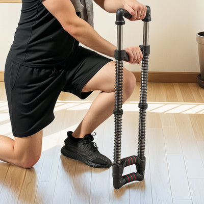 SPORTNOW Chest Expander, with 10-50kg Adjustable Resistance, for Home Gym, Office, Travel Workout 