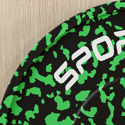 SPORTNOW Olympic Weight Plates Set, Solid Rubber Bumper Plates Weights Discs with 2"/5cm Holes, for Home Gym Weight Lifting Strength Training, 2 x 10kg 