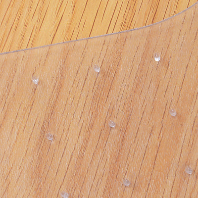 HOMCOM Office Carpet Protector Chair Mat Clear Spike Non Slip Studs Frosted Lipped 