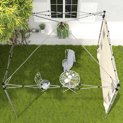 Outsunny 195 x 295cm Replacement Gazebo Sidewall - Beige 