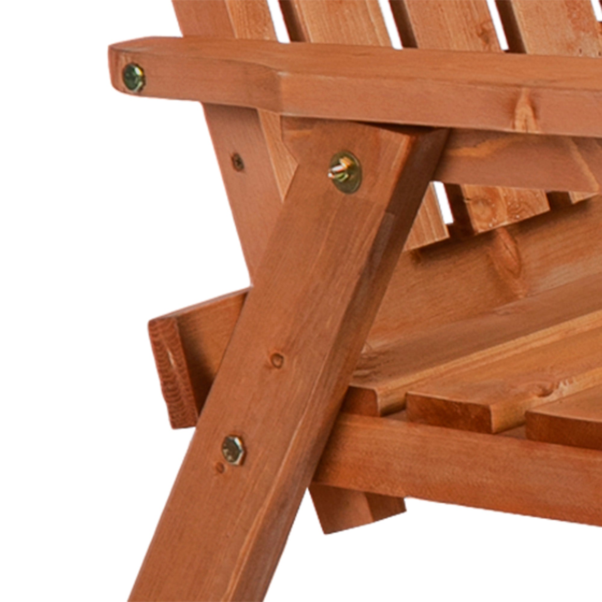 Outsunny 2-Seater Fir Wood Bench w/ Centre Table 