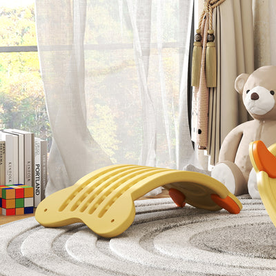 AIYAPLAY Balance Board for Kids Balance Training & Sensory Play, Yellow 
