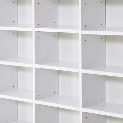 HOMCOM 33 Adjustable Compartment Storage Unit - White 