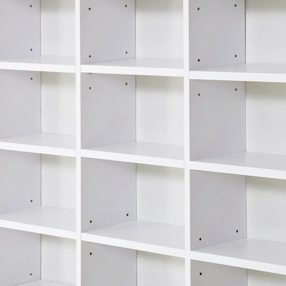 HOMCOM 33 Adjustable Compartment Storage Unit - White 