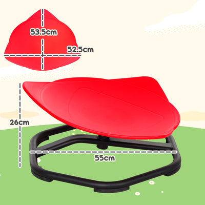 AIYAPLAY Sensory Spinning Chair for Kids, for Coordination, Balance, Red 