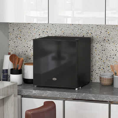 HOMCOM 35L Mini Freezer, -24℃ to -14℃ Temperature - Black 
