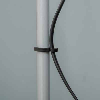 HOMCOM Modern Floor Lamp, Uplighter 2-Light Tall Standing Lamp with Adjustable Heads,  for Living Room, Bedroom, Office 