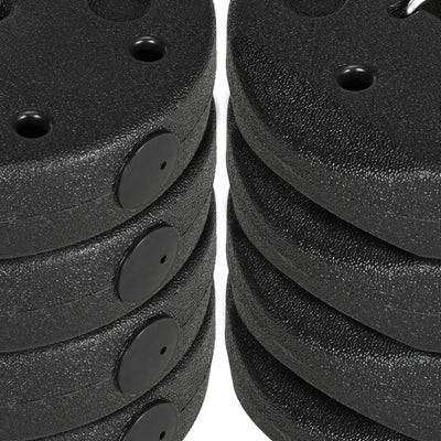 Outsunny 48KG Gazebo Weights Set of 16, Weights for Gazebo Legs with Reinforce Pins and Carry Belt, for Canopies Marquees Tents 