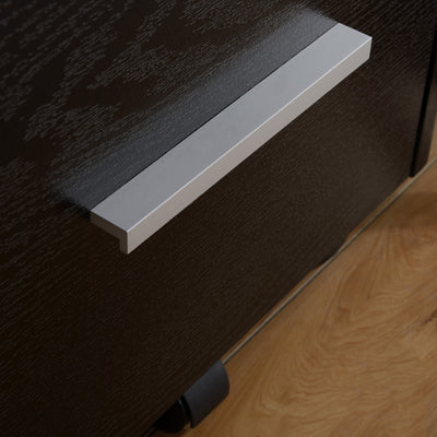HOMCOM Three-Drawer Lockable Filing Cabinet - Black 