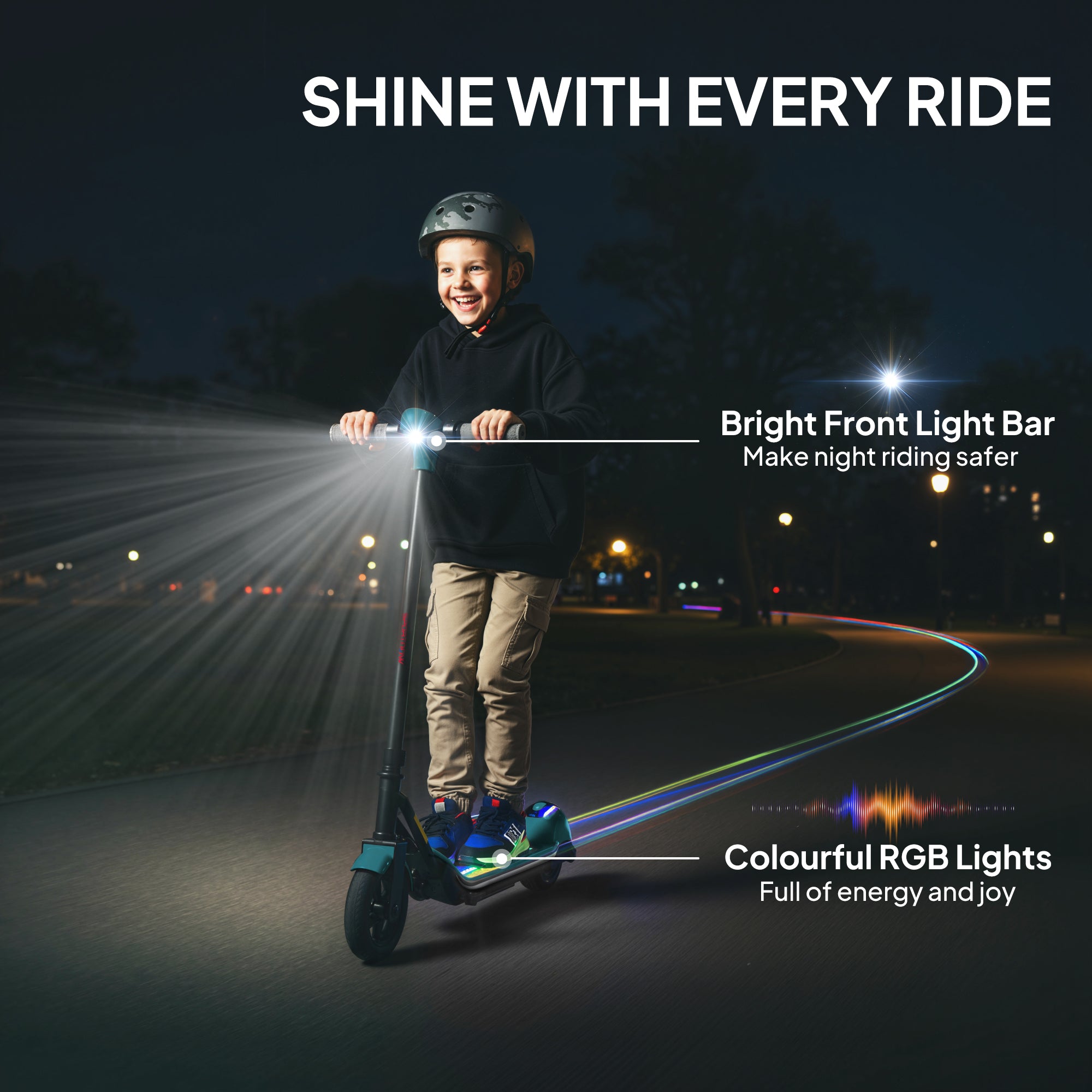 SPORTNOW Electric Scooter for Kids, with LED Display, Green 
