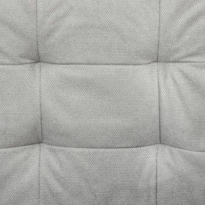 HOMCOM Modern 2 Seater Sofa with Hidden Storage, 117cm Tufted Cotton Couch with Wood Legs, Compact Loveseat for Living Room, Kitchen, Light Grey 