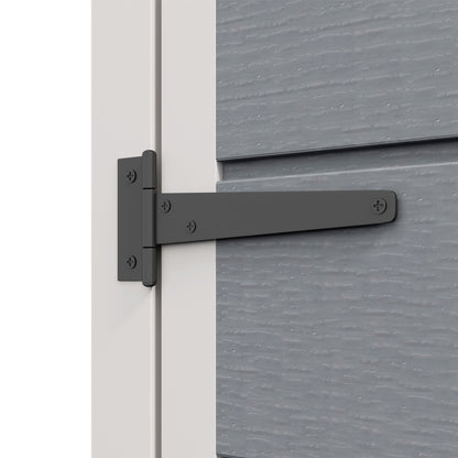 Outsunny 5' x 3' Garden Shed with Floor, Outdoor Storage Shed with Lockable Door, Window and Vent for Garden, Patio, Grey 